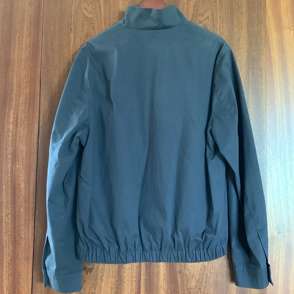 Brooks Brothers 346 Navy Gray Bomber Jacket L